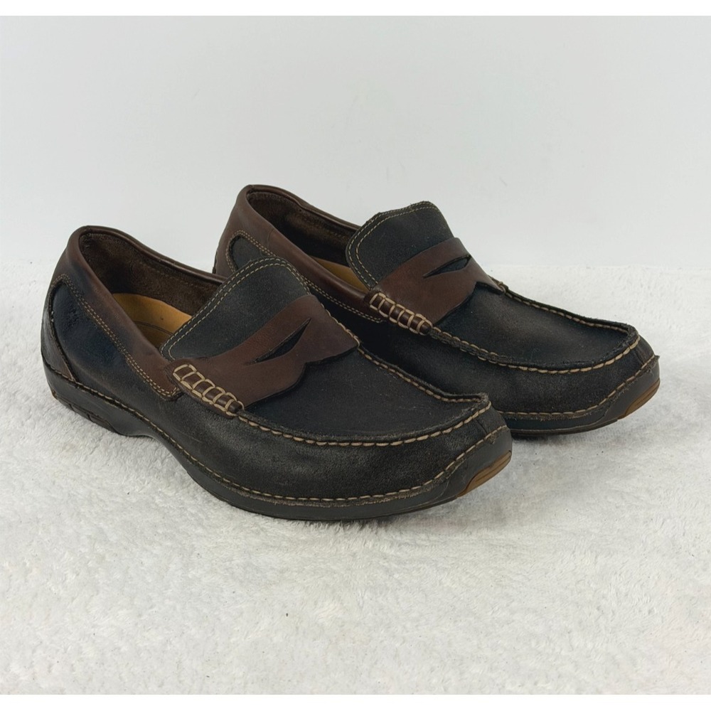 Rockport Dynamic Suspension Brown Leather Penny Loafers Men's Size 12M Comfort
